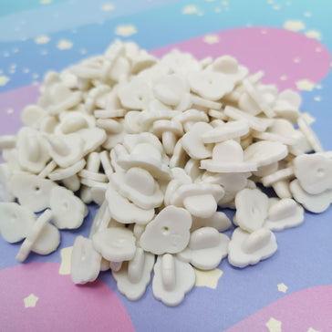 Cloud Shaped rubber pinbacks - Kittynaut