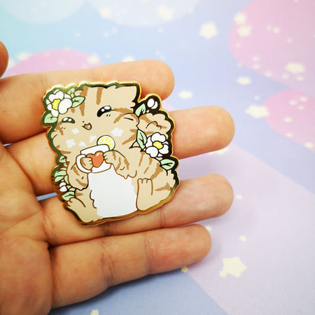 Secret Shop - July 2020 - Black Tea Kitty - Hard Enamel Pin