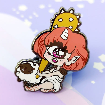 Monster Girls -- Classical Cyclops -- Hard Enamel Pin - Kittynaut