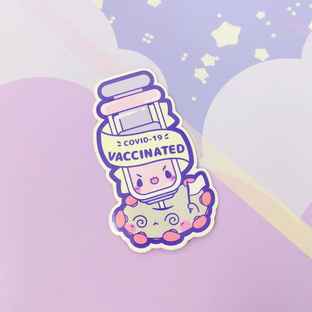 Vaccine and Covid - Sticker