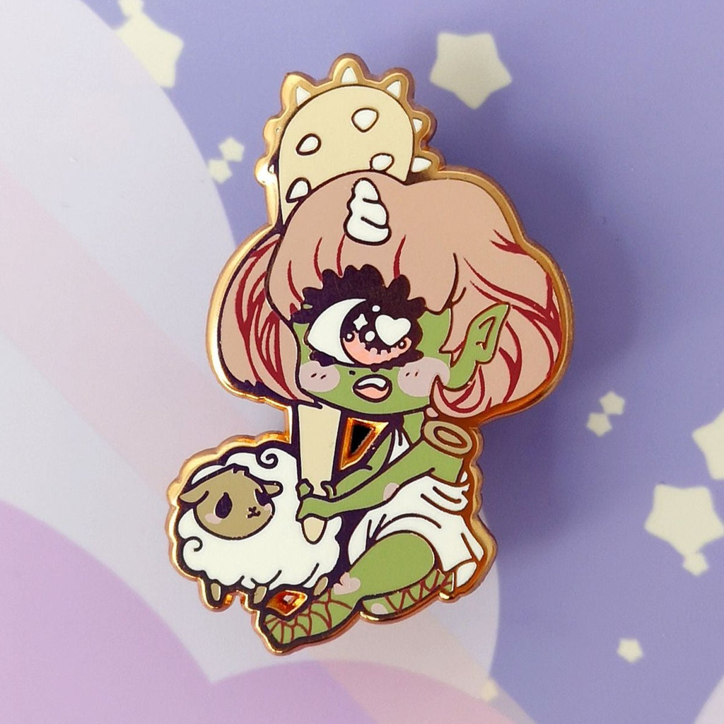 Monster Girls -- Green Cyclops -- Hard Enamel Pin