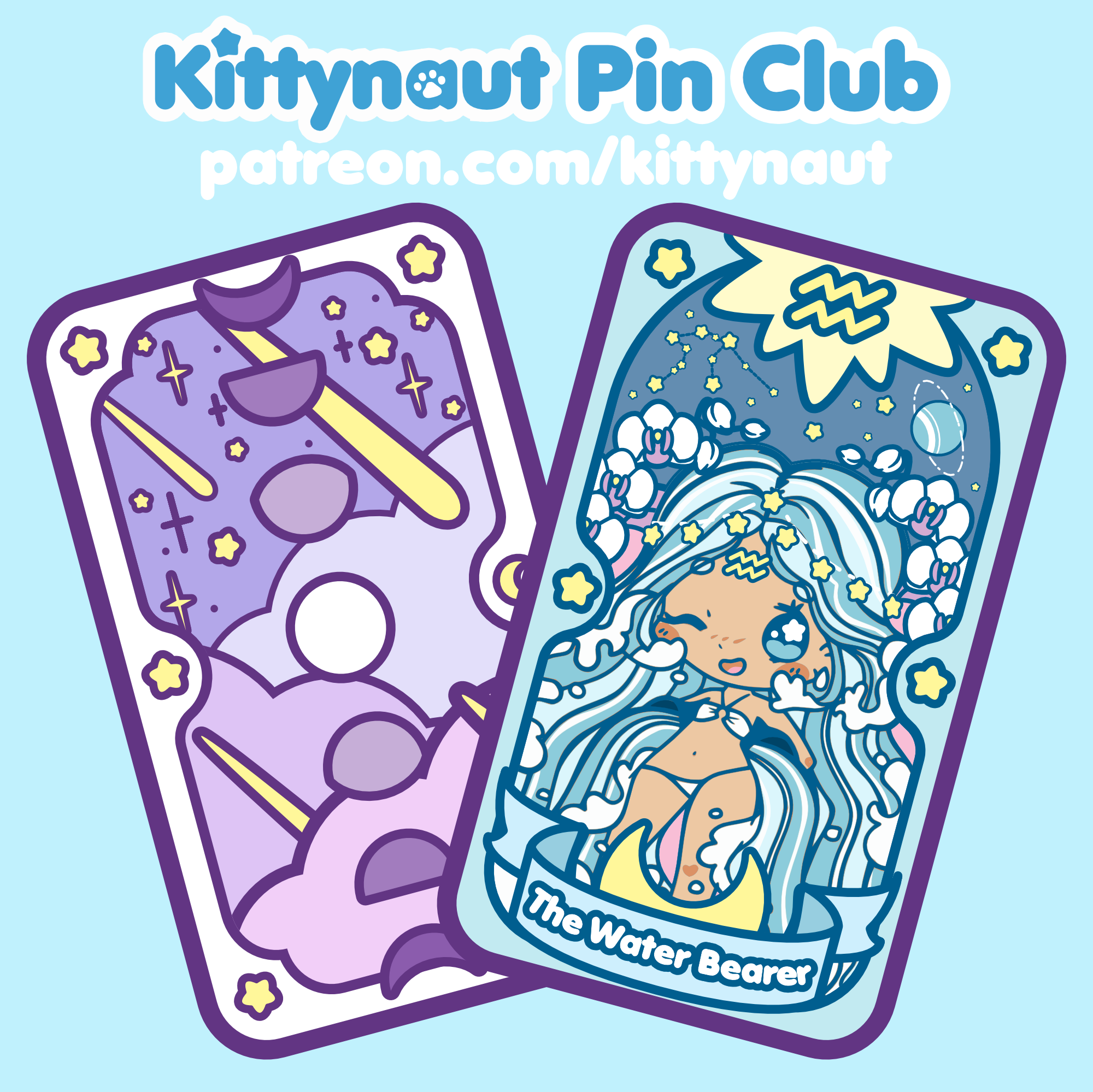 Secret Shop - Tarot Card - Aquarius Magical Girl