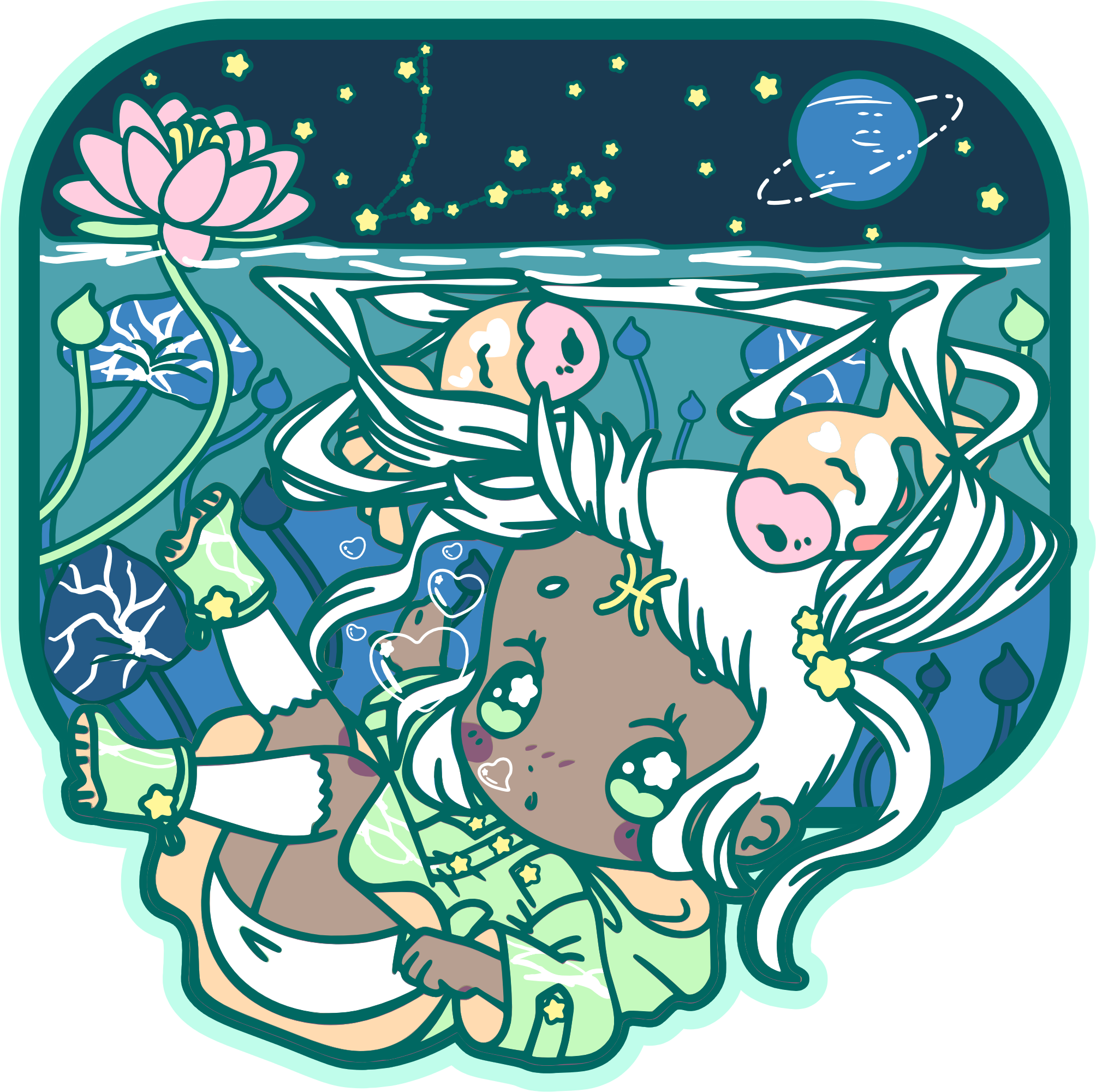 Secret Shop - Stickers - Zodiac Magical Girls Series (Nov 2020 - Oct 2021)