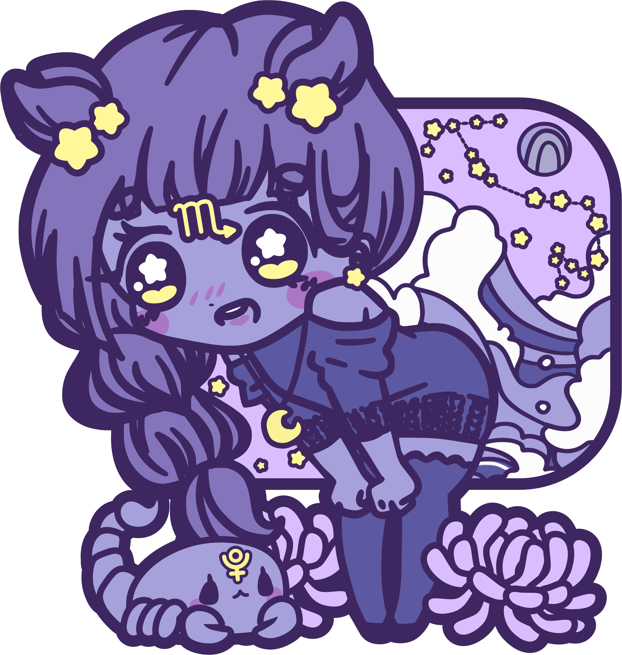 Secret Shop - Stickers - Zodiac Magical Girls Series (Nov 2020 - Oct 2021)