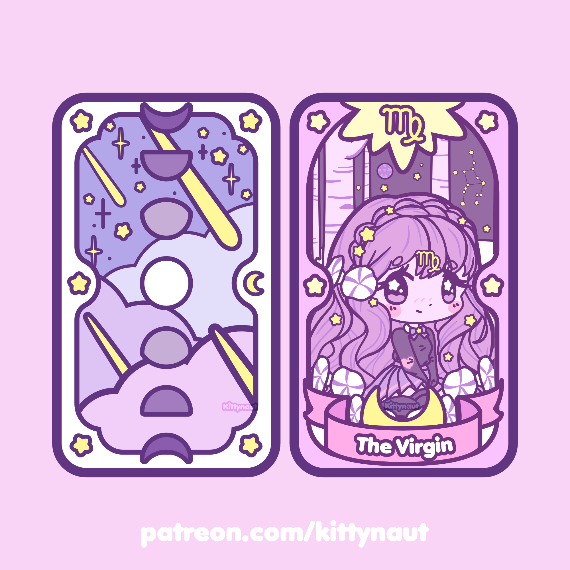 Secret Shop - Tarot Card - Virgo Magical Girl
